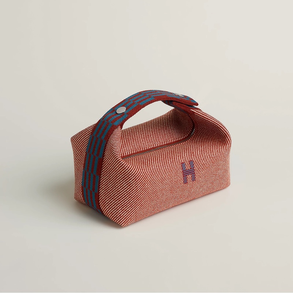 Hermes Red and Blue Mini Clutch Bag - Picture 4 of 14